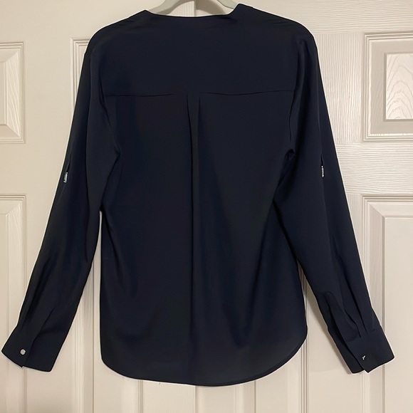 Ivanka Trump long sleeve black dress shirt. - Picture 2 of 5